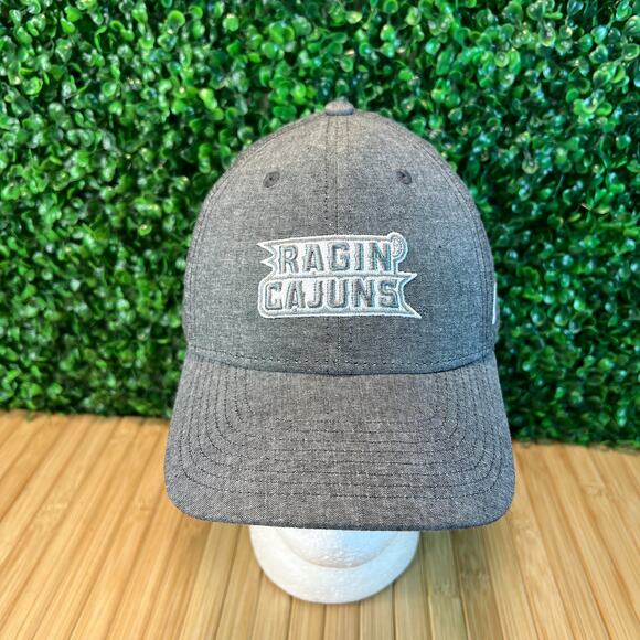 Nike University of Louisiana Ragin’ Cajuns Gray Hat Cap Adjustable Strap OSFA - Picture 1 of 7